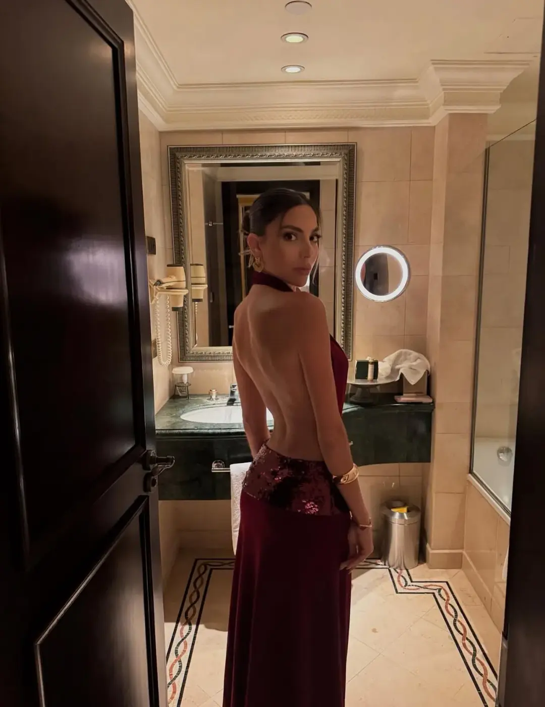 Ance Gria Adele Gown Wine Size XS / AU 6 for rent on The Volte - main image