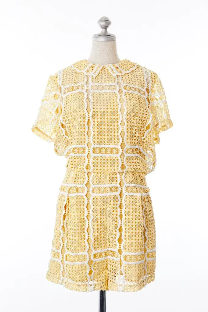 Alice McCall Love Sublime Playsuit Buttercup Yellow Size XS / AU 6 for rent on The Volte - main image