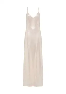 Manning Cartell High Voltage Slip Maxi Dress Silver Size AU 6 for rent on The Volte - image 4