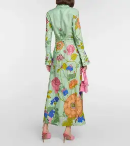 Alemais Olivia Shirt Maxi Dress Floral Size 6 for rent on The Volte - image 2