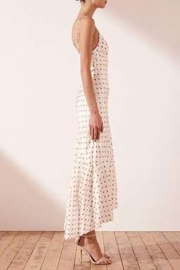 Shona Joy luciana bias frill midi dress size 12