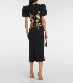 Rebecca Vallance Versailles Sequin Embellished Midi Dress Size 6 for rent on The Volte - image 2
