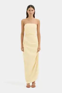 Sir the Label Florent Strapless Gown Butter Size 0