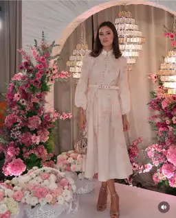 Zimmermann Crush Buttoned Midi Dress Size 4/AU16 for rent on The Volte - image 3