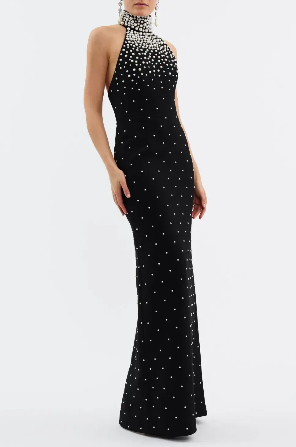 Rebecca Vallance Alivia Gown Maxi Dress in Black Size AU 10 for rent on The Volte - main image