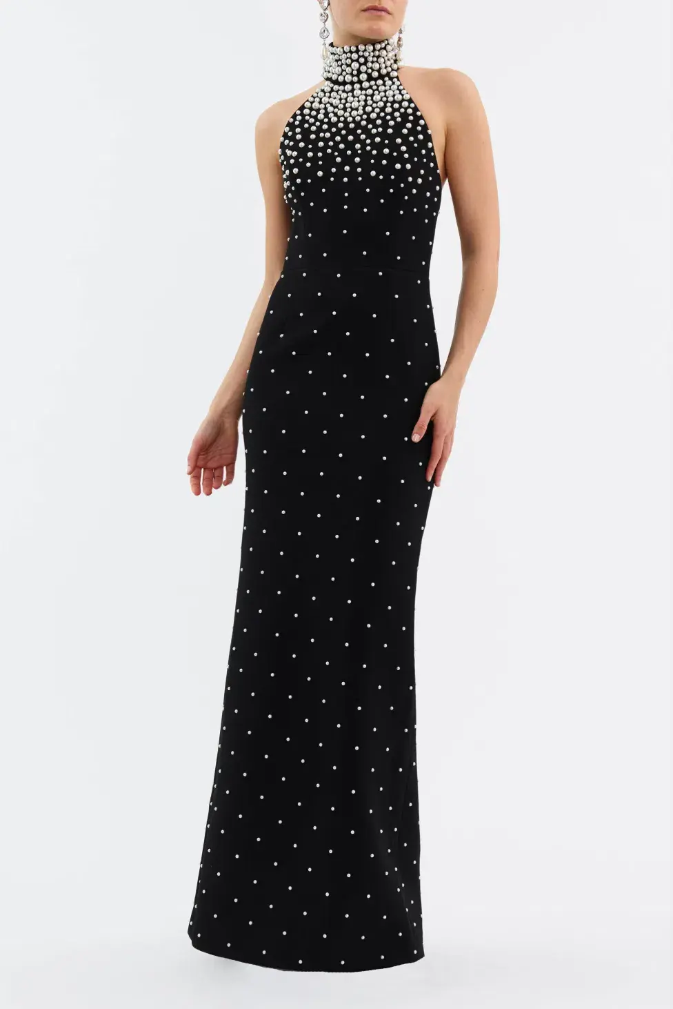 Rebecca Vallance Alivia Gown Maxi Dress in Black Size AU 10 for rent on The Volte - main image