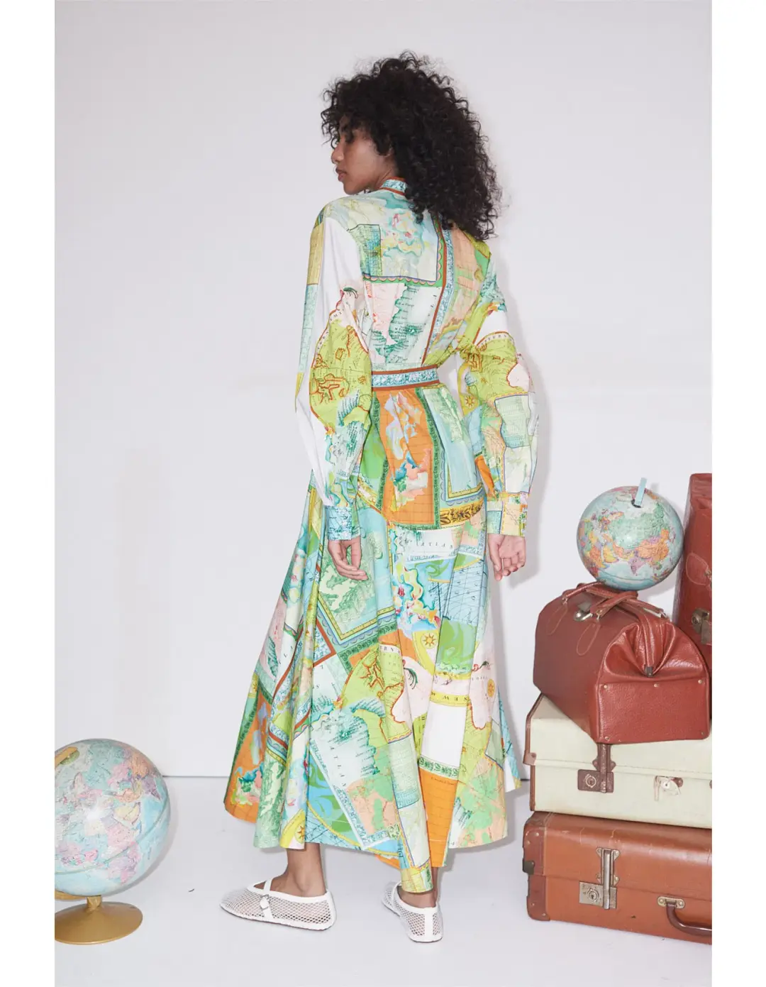 Alemais Atlas Shirt Dress Multi Size 12 for rent on The Volte - main image