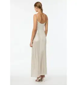 Manning Cartell High Voltage Slip Maxi Dress Nude Silver Size 12 for rent on The Volte - image 4