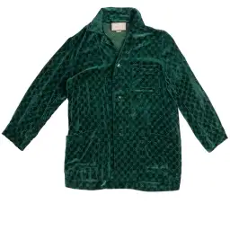 Gucci Velvet GG Monogram Set Shirt and Pants Size 6/XXS for rent on The Volte - image 7