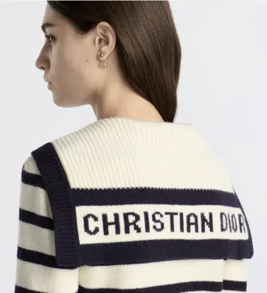 Dior Marinière Cardigan Size 8 for rent on The Volte - main image