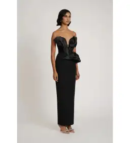 Eliya The Label Auri Gown in Black Size S/AU8 for rent on The Volte - image 2