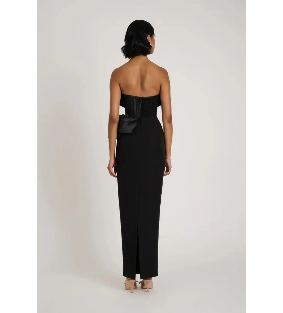 Eliya The Label Auri Gown in Black Size M/AU10 for rent on The Volte - main image