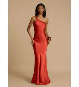 Arcina Ori Monique Maxi Gown Rust Size XS/ AU 6