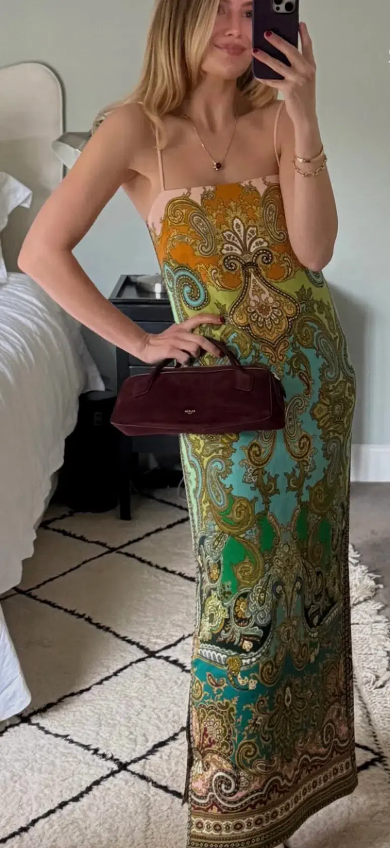 Alemais Exclusive Clemenza Slip Dress Size 8 for rent on The Volte - main image