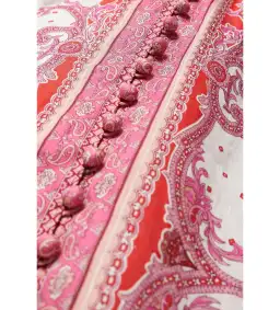 Zimmermann Bells Paisley Long Midi Dress Red Paisley Size 0 AU 8 for rent on The Volte - image 8