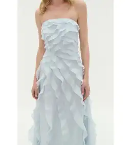 Aje Allairie Gown Pastel Blue Size AU 6 for rent on The Volte - image 4