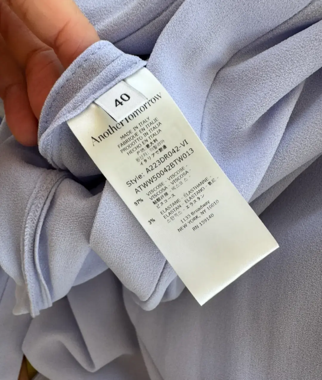 Another Tomorrow Shirtdress Purple Size 8 for rent on The Volte - main image