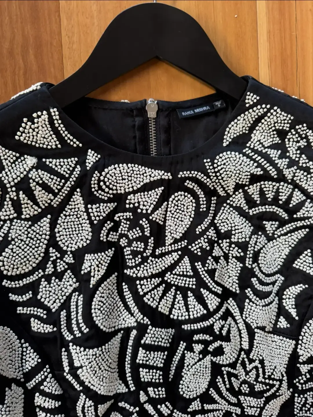 Rahul Mishra Wool and Silk Hand-Knotted Top Print Size S AU 8 for rent on The Volte - main image