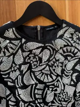 Rahul Mishra Wool and Silk Hand-Knotted Top Print Size S AU 8 for rent on The Volte - image 3