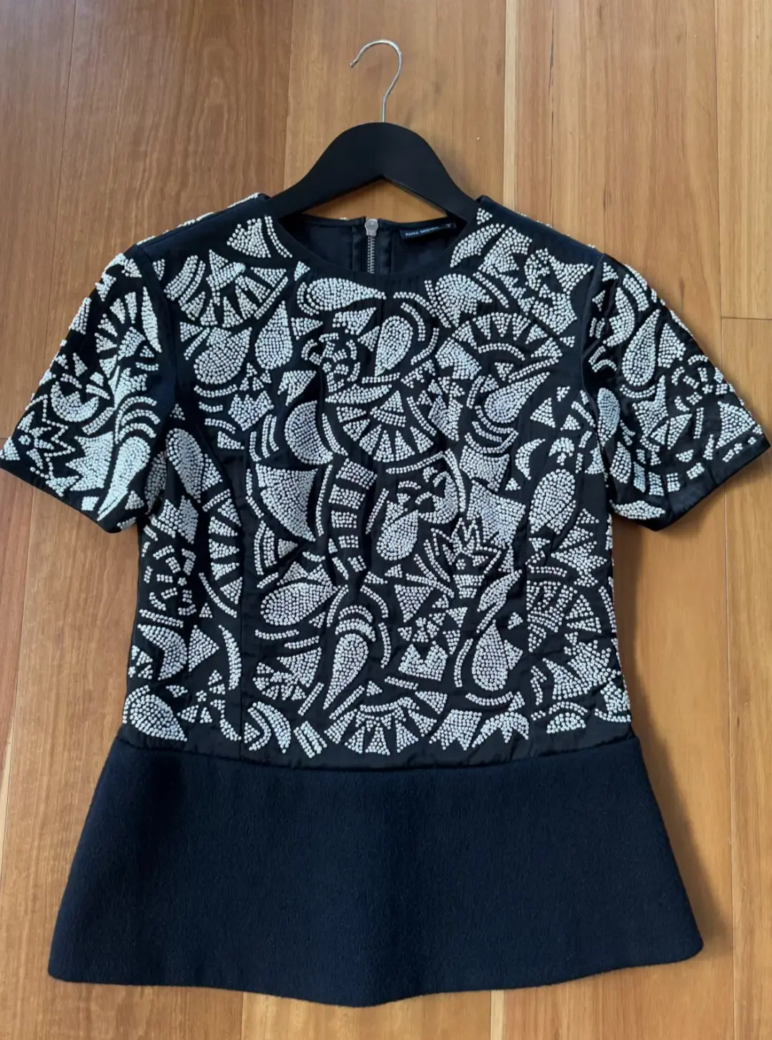 Rahul Mishra Wool and Silk Hand-Knotted Top Print Size S AU 8 for rent on The Volte - main image