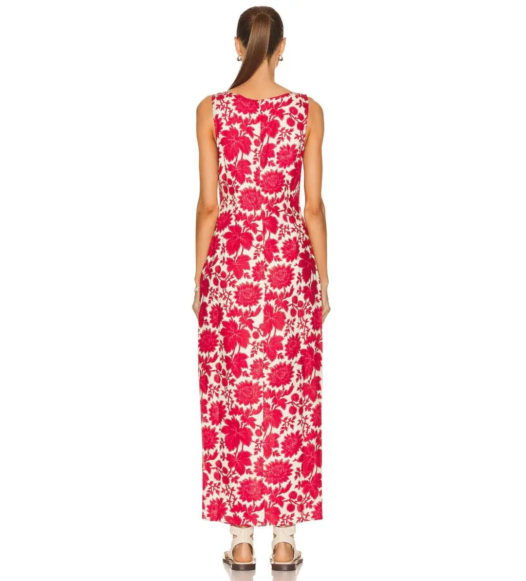 Sir the Label Cinta Cut Out Midi Dress Valentina Floral Size 0 AU 6 for rent on The Volte - main image
