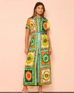 Alemais Disco Daisy Shirt Dress Size AU 14 for rent on The Volte - image 1