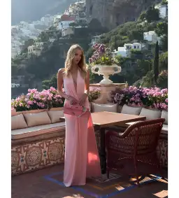 Natalie Rolt Winona Gown Blossom Pink Size 8 for rent on The Volte - image 1