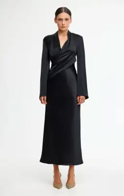 Acler Piccadilly Midi Black Size 16 for rent on The Volte - image 1