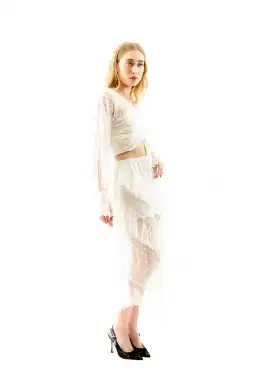 ALICE By Alice McCall Petra Crop Top White Size AU 12 for rent on The Volte - image 7