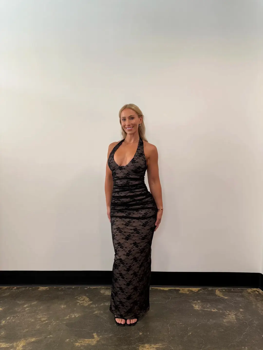 Nookie Arabella Halter Maxi Black Size AU 10 for rent on The Volte - main image
