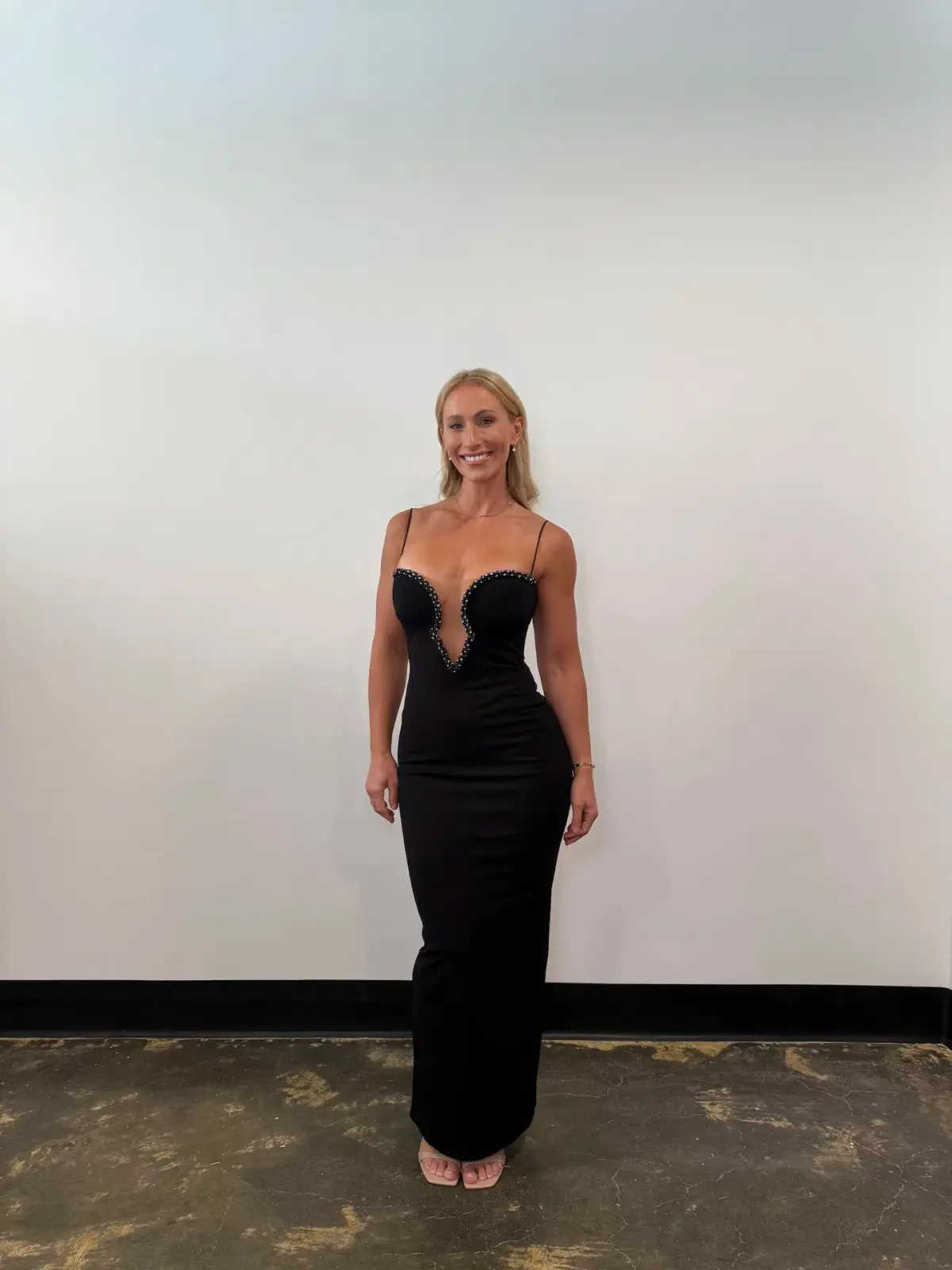 Nookie Adorn Pearl Gown Black Size AU 10 - Image 1