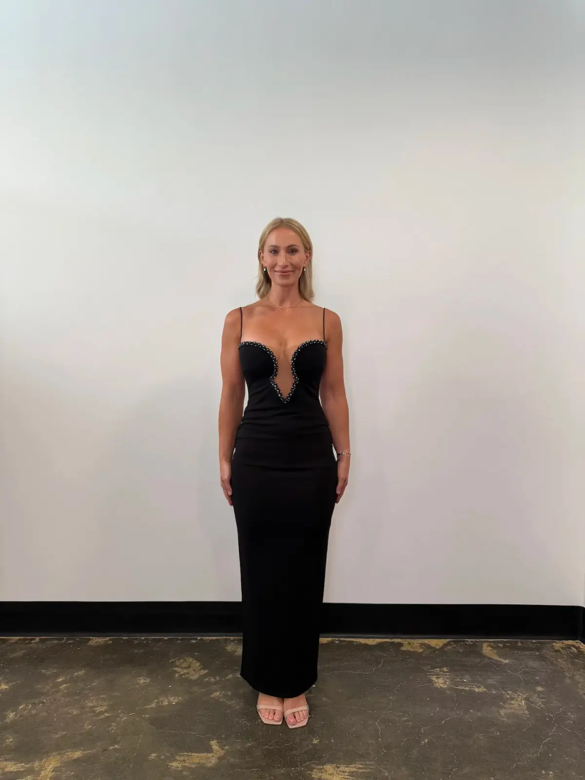 Nookie Adorn Pearl Gown Black Size AU 10 - Image 4