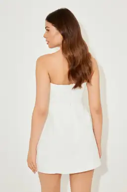 Odd Muse The Ultimate Muse Strapless Dress in White Size AU 6 for rent on The Volte - image 3
