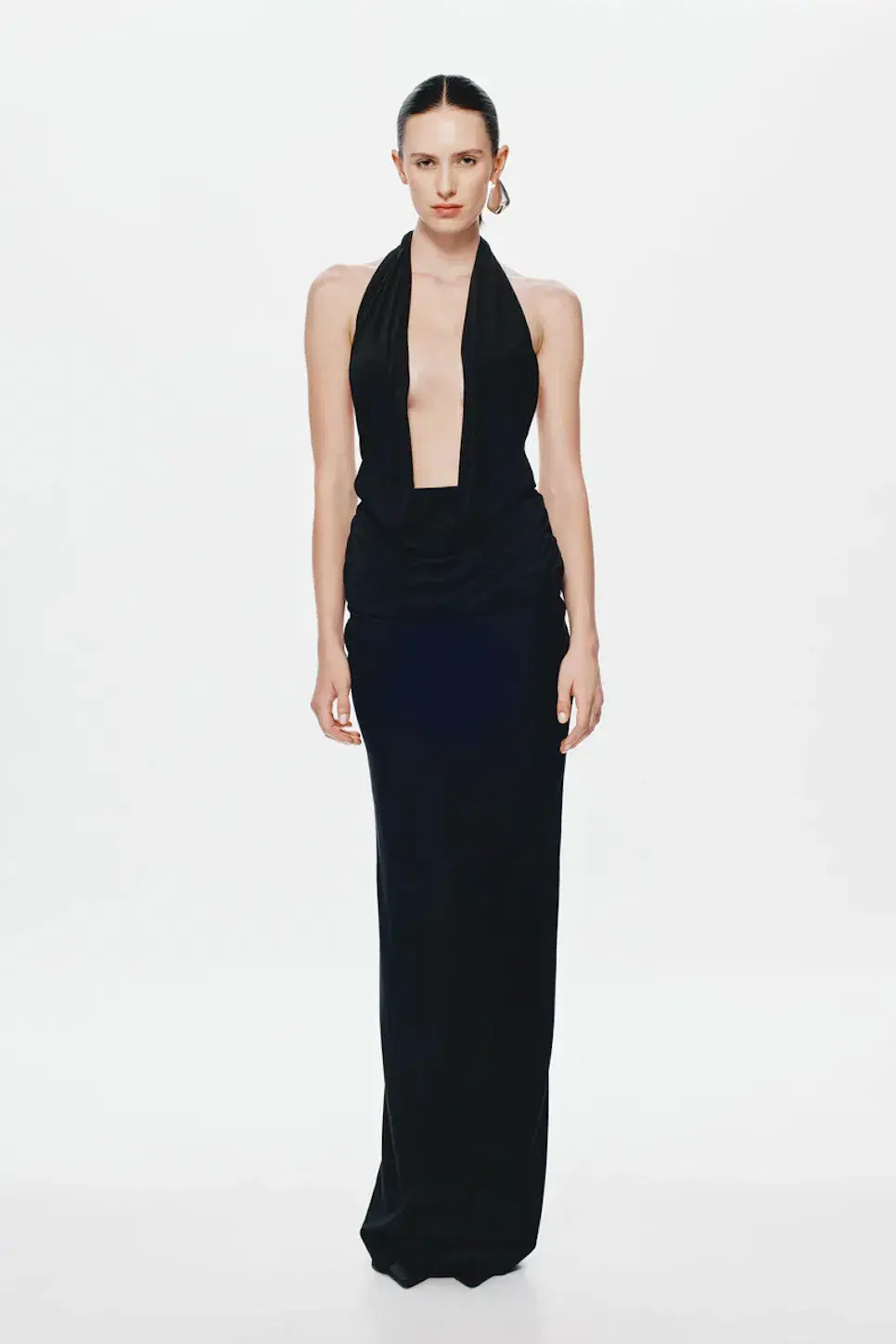 Misha The Vanessa Jersey Dress Black Size XS / AU 6-8 for rent on The Volte - main image