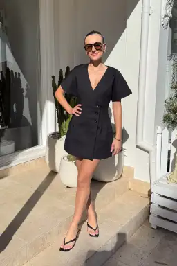 Sneaky Link Sophia Mini Dress in Black Size M / AU 10 for rent on The Volte - image 1