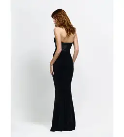 Effie Kats Lakely Maxi Gown Black Size L / AU 12 for rent on The Volte - image 3