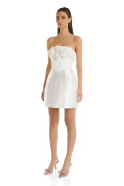 Eliya The Label Tehanni Mini Dress White Size M / AU 10 for rent on The Volte - image 4