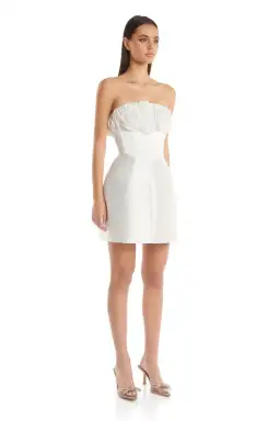 Eliya The Label Tehanni Mini Dress White Size M / AU 10 for rent on The Volte - image 3