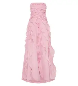 Aje Allairie Strapless Gown Chalk Pink Size 16 for rent on The Volte - image 5