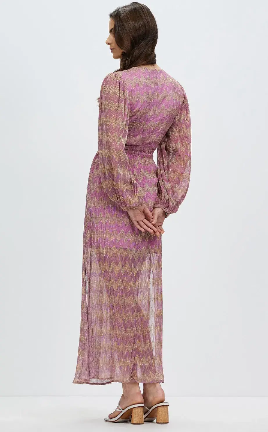 Ana Chevron Ring Front Maxi for rent on The Volte - main image