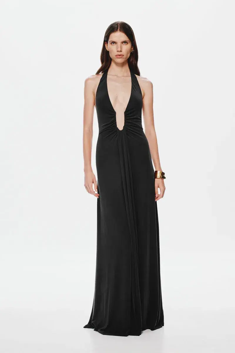 Misha THE JENNIFER CUPRO DRESS Medium Size 10 for rent on The Volte - main image