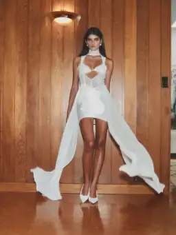 Sonya Moda Arabella Mini Dress White Size S/AU 8