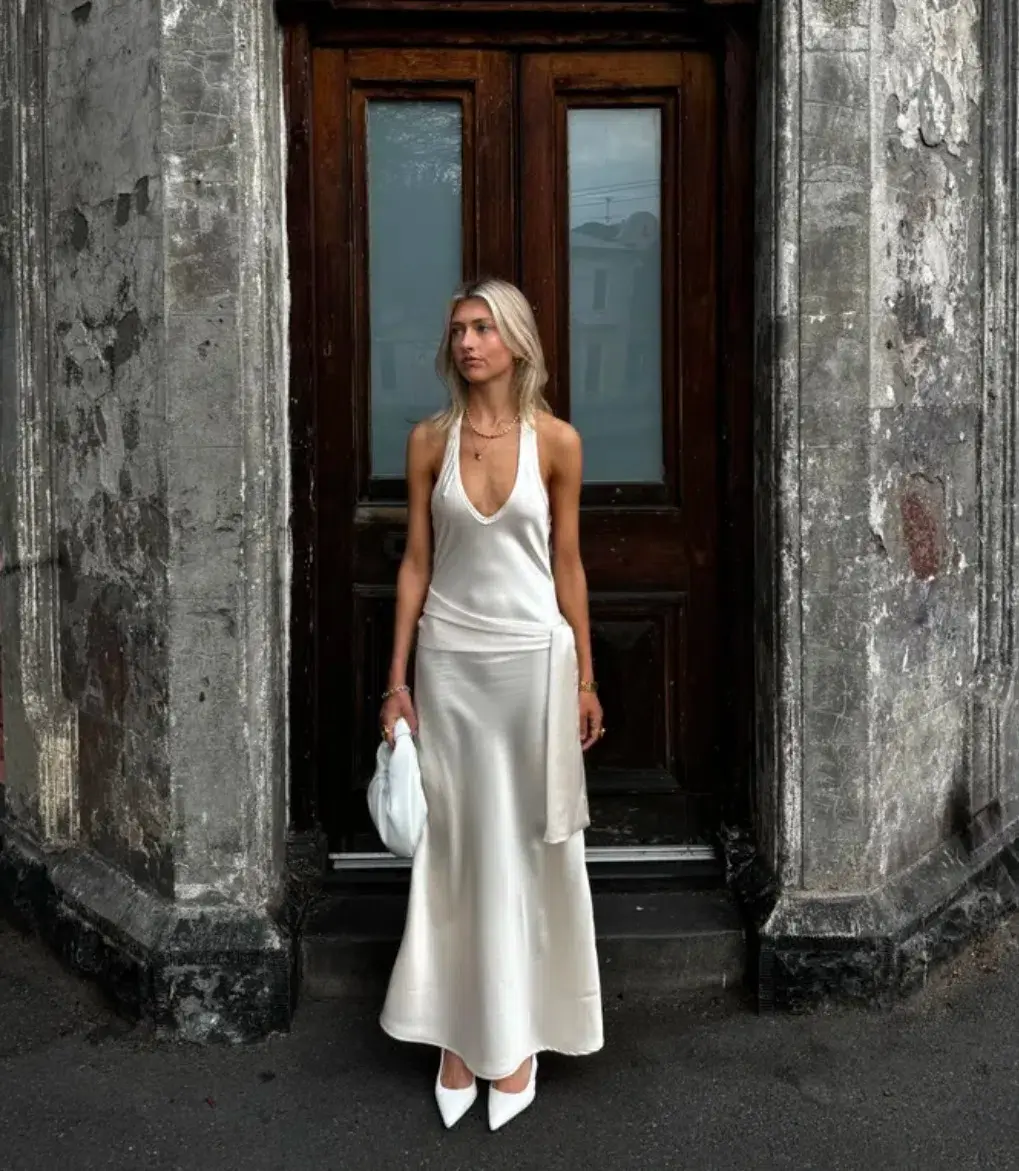 Desero Jacare roma maxi dress for rent on The Volte - main image