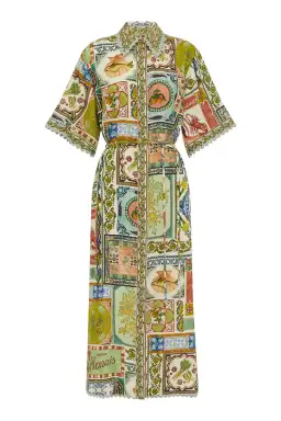 Alemais Tommasina Shirtdress Multi Size 14 for rent on The Volte - image 4