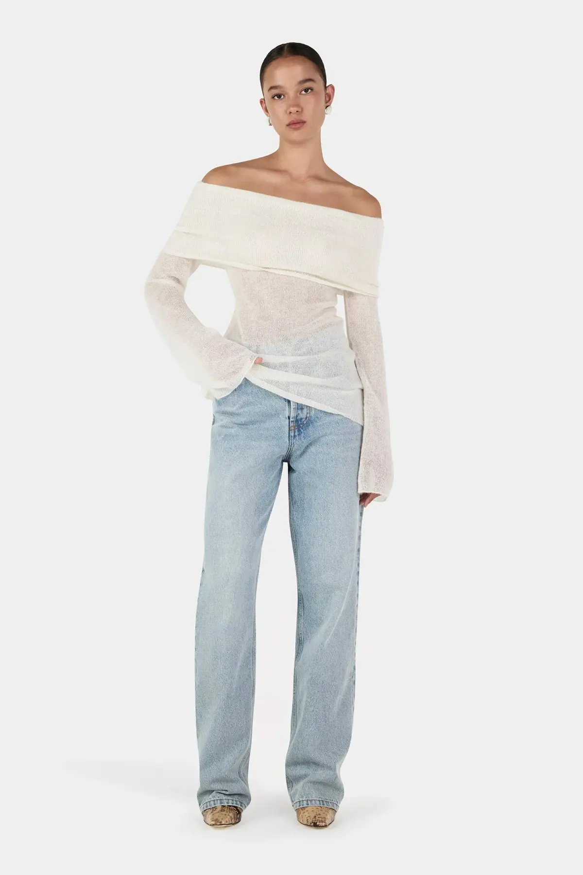 Tozzi Knit Top Ivory