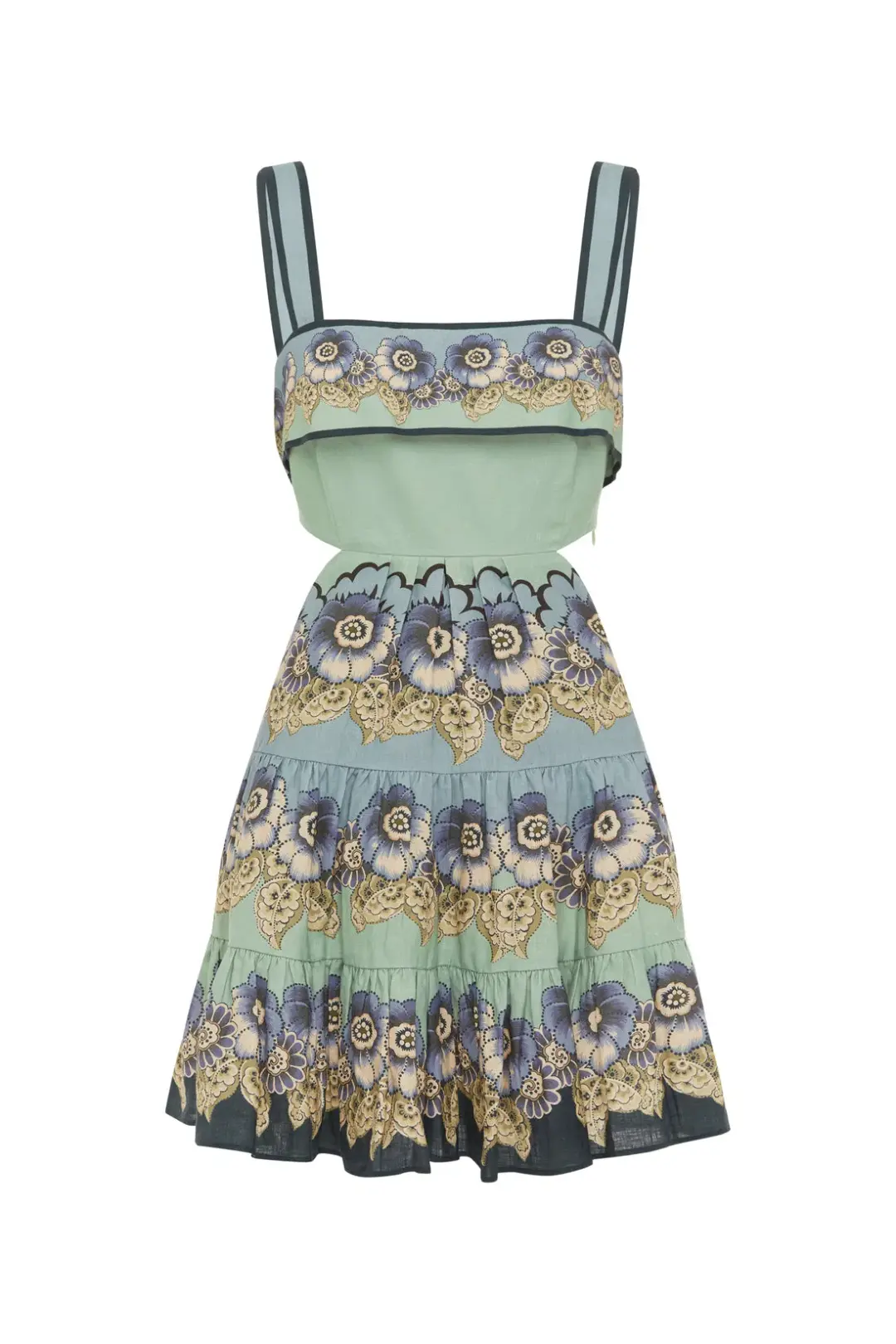 Alemais Madalena Cut Out Mini Dress 6 for rent on The Volte - main image