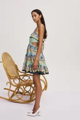 Alemais Madalena Cut Out Mini Dress 6 for rent on The Volte - image 3