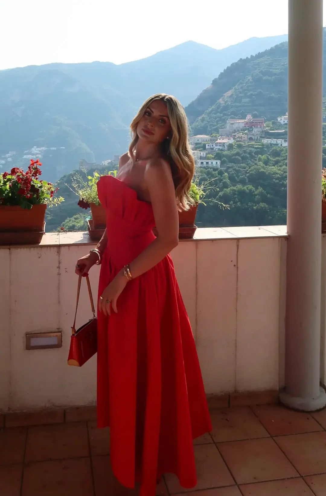 Elliatt Laurel Sleeveless Maxi Dress in Red Size Medium / AU 10 for rent on The Volte - main image