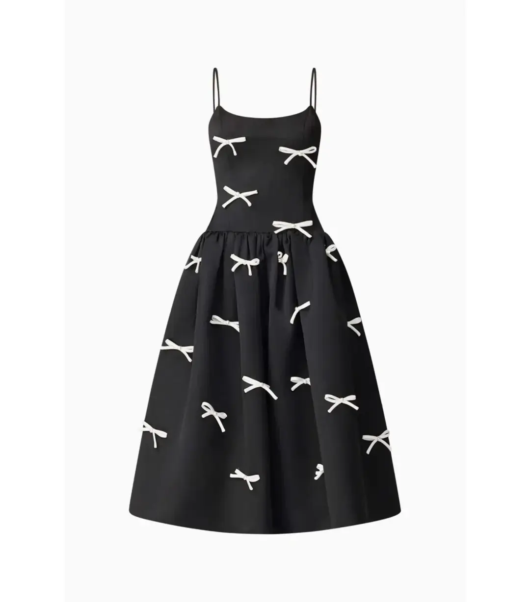 Elliatt Ursula Midi Dress Black Size AU 10 for rent on The Volte - main image