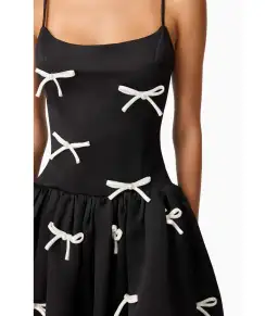 Elliatt Ursula Midi Dress Black Size AU 10 for rent on The Volte - image 3